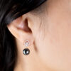 Ila Pearl and Diamond Earrings