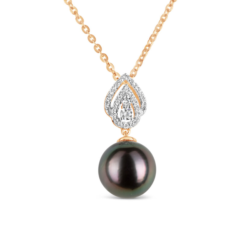 Ila Pearl and Diamond Necklace