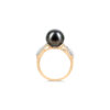 Ila Pearl and Diamond Ring