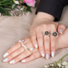 Ila Pearl and Diamond Ring