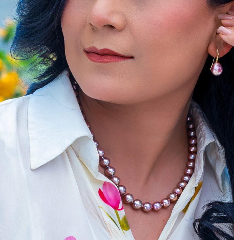 Jackie Edison Pearl Necklace 17-18 Inches