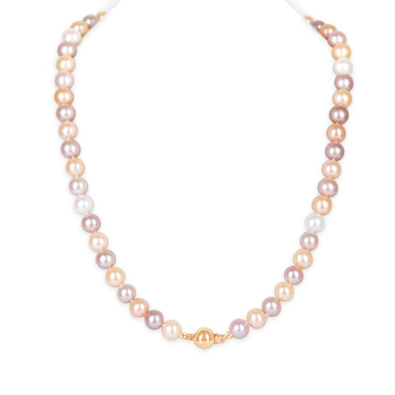 Jackie Multi Colour Pearl Necklace