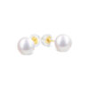 Jackie Premium Round Pearl Ear Studs