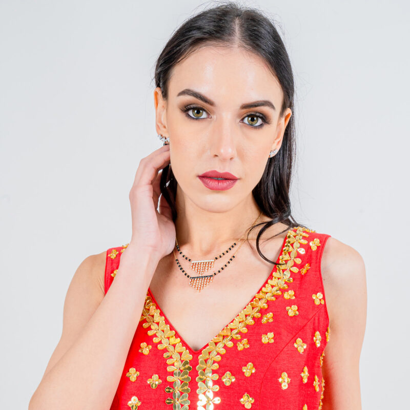 Jharana Full Diamond Mangalsutra