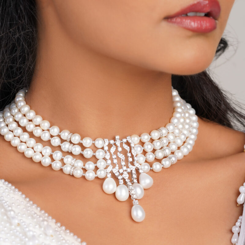 Kate Pearl Choker Necklace