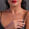 L'amour Tanzanite Diamond Ring