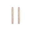 Large U Pave Diamond Single Stud