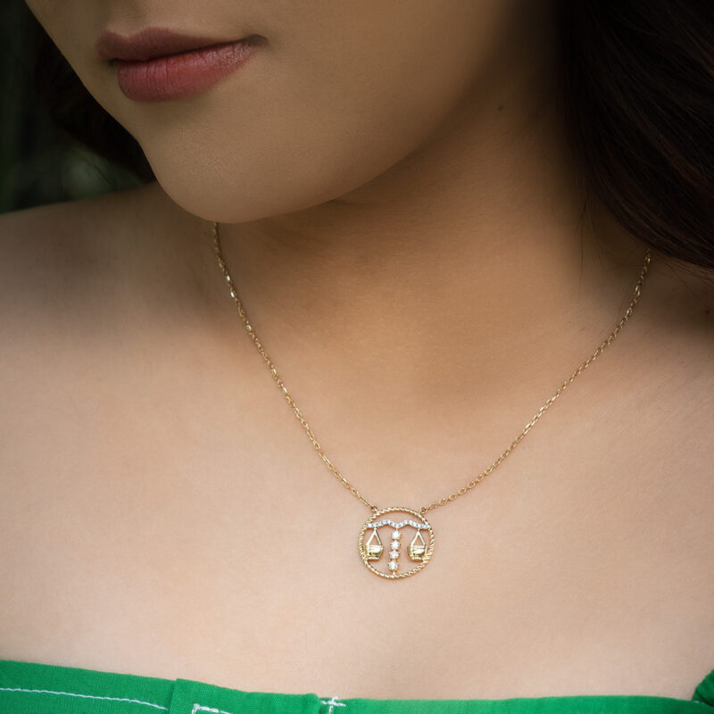 Libra Zodiac Necklace