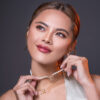 Libra Zodiac Oval Pearl Necklace