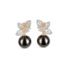 Lisa Pearl and Diamond Earrings