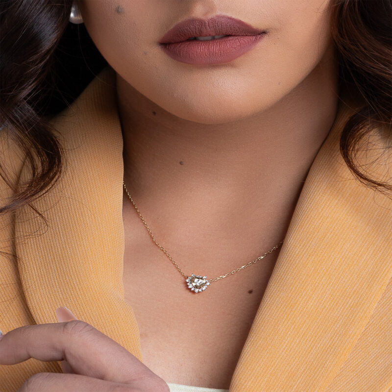 Luminous Diamond Heart Necklace