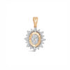 Luminous Diamond Oval Pendant