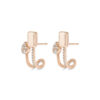 Luna Double Diamond Single Earring