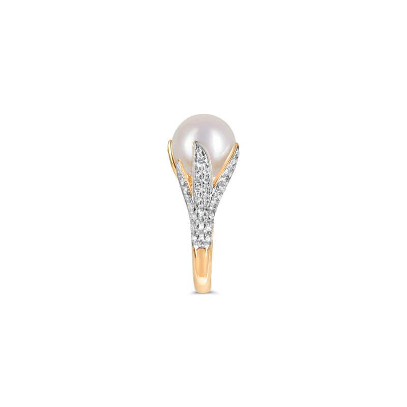 Luna Pearl & Diamond Ring
