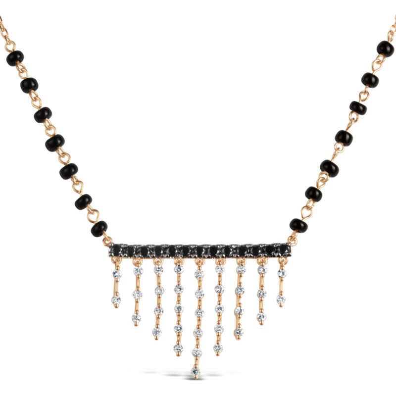 Jharana Black Diamond Mangalsutra