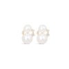 Mini Bubbles Pearl & Diamond Earrings