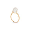 Mini Bubbles Pearl & Diamond Ring