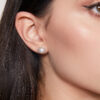 Mira Pearl and Diamond Earrings