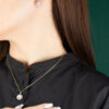Mira Pearl and Diamond Necklace