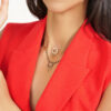 Mohini Full Diamond Long Necklace