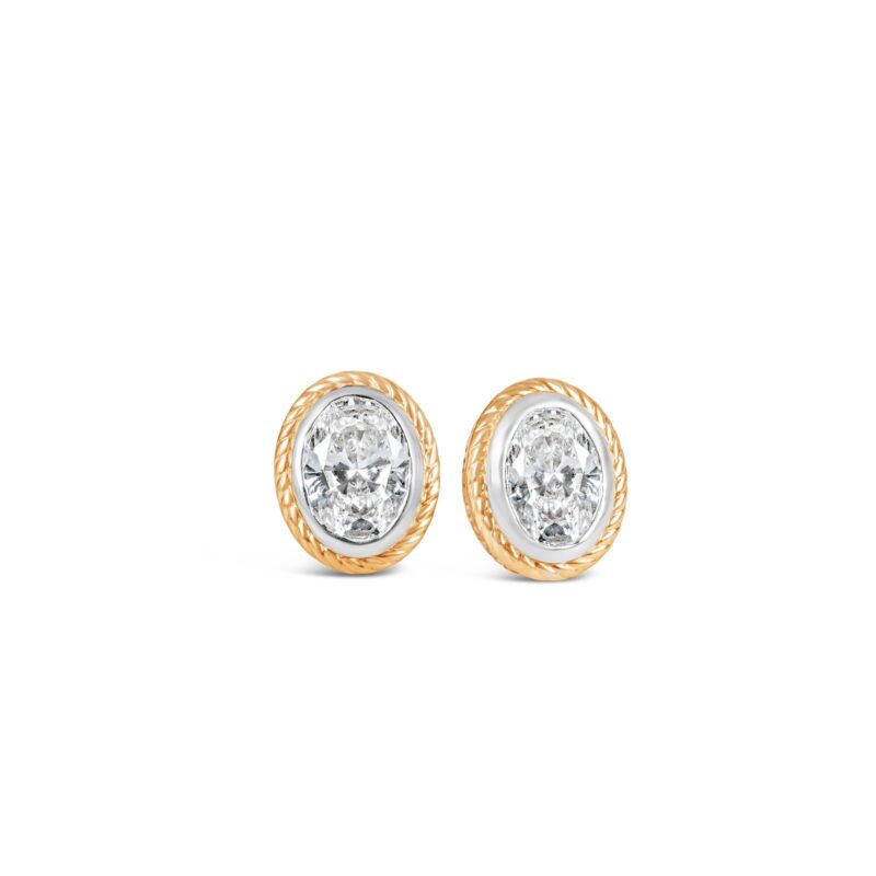 Nitya  Round Diamond Solitaire  Earring