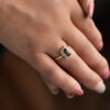 Noir Diamond Ring/ Single Row
