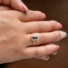 Noir Diamond Ring/ Single Row