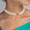 Noir Diamond and Pearl Choker
