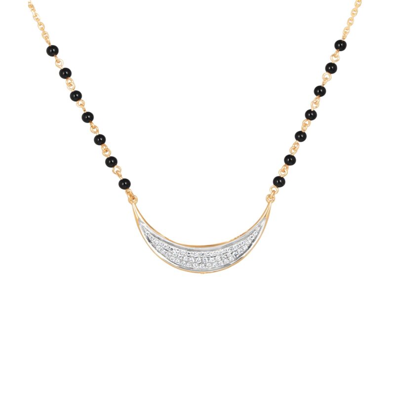 Diamond Moon Mangalsutra