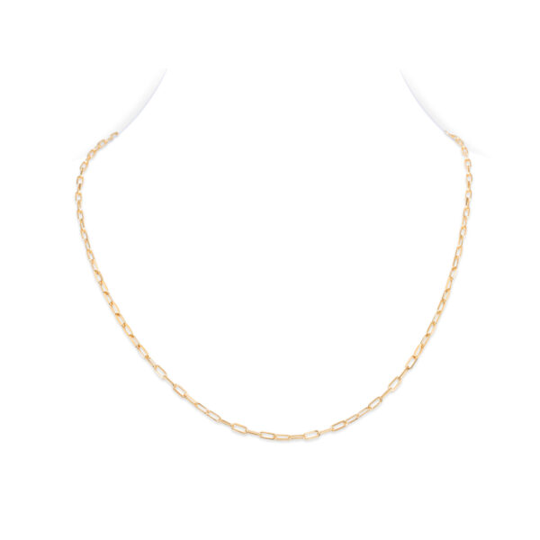 Paperclip Chain Necklace (Thin)