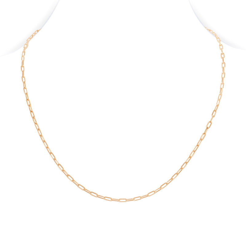 Paperclip Chain Necklace (Thin)
