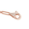 Diamond Paperclip Bracelet