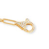 Diamond Paperclip Bracelet