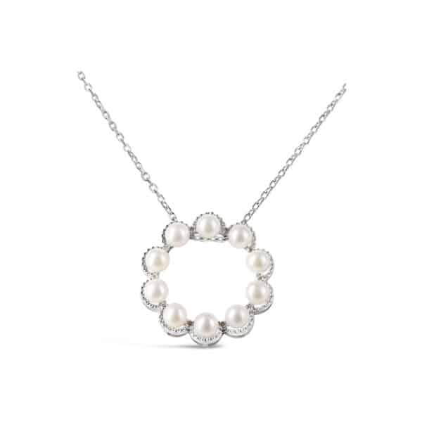 Pearl Diamond Necklace