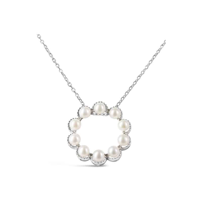Pearl Diamond Necklace