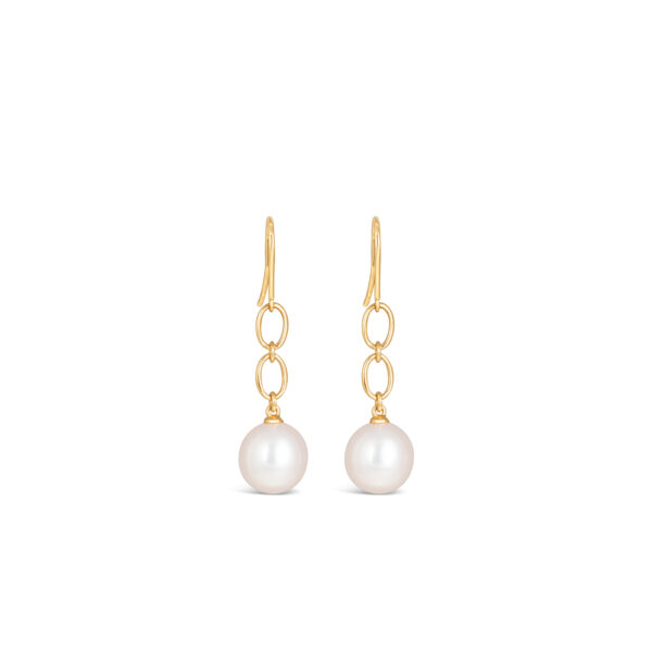 Pearl and Chain Danglers