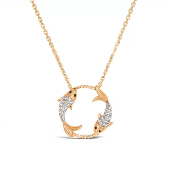 Pisces Zodiac Necklace