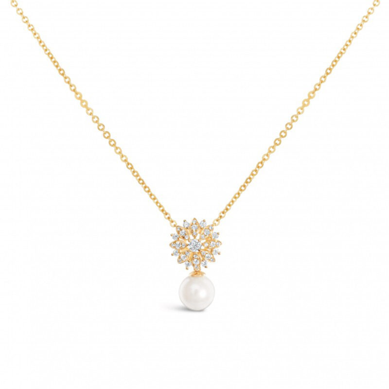 Pushpa Diamond Necklace