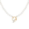 Scorpio Zodiac Oval Pearl Necklace