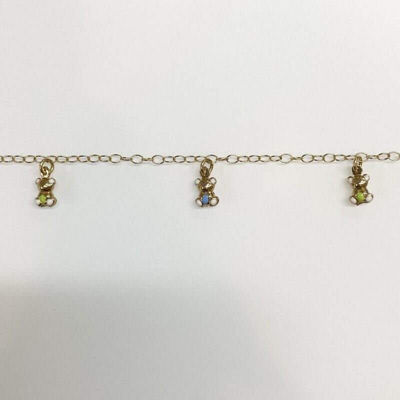 Coloured Teddy Bear Bracelet
