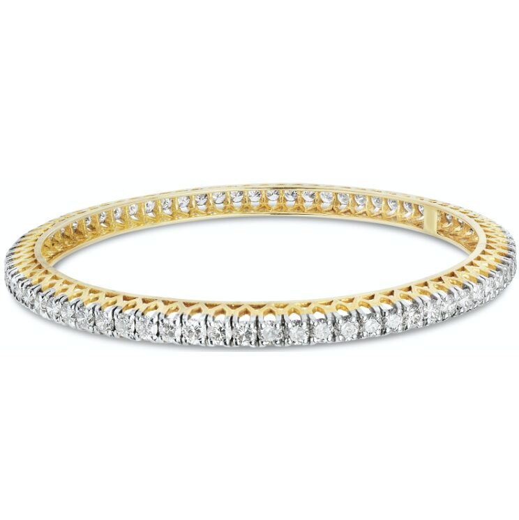 Circle Diamond Bangle