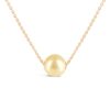 Golden Floating Pearl Necklace