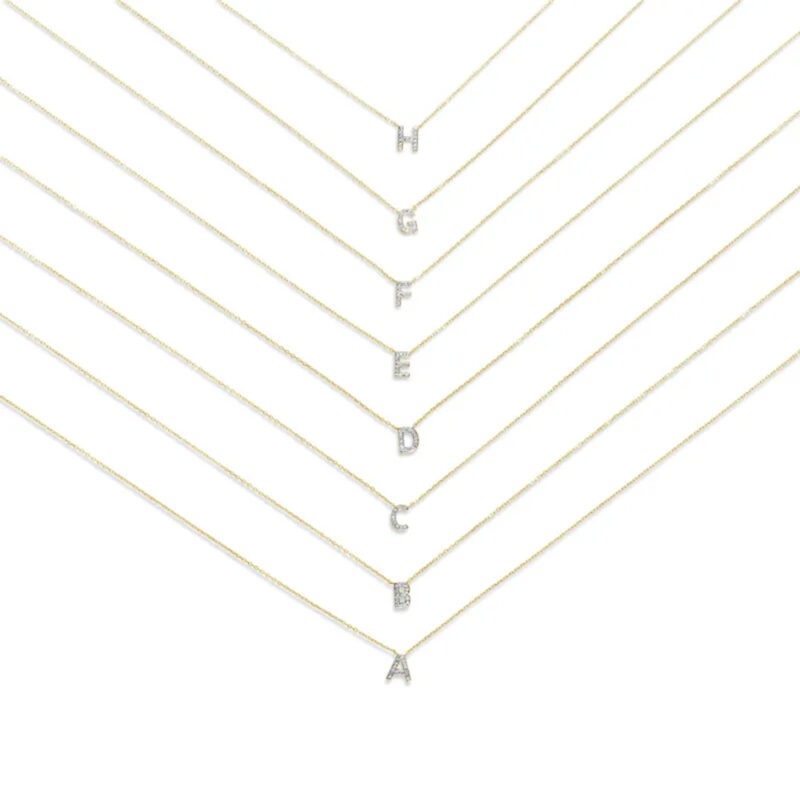 Single Letter Necklace