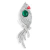 Snowfeather Cockatoo Brooche