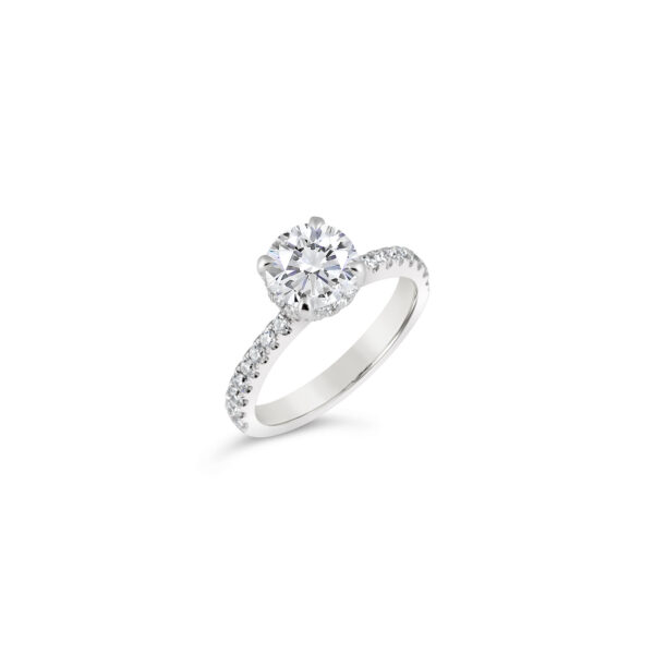 Sonia Hidden Halo Diamond Engagement Ring