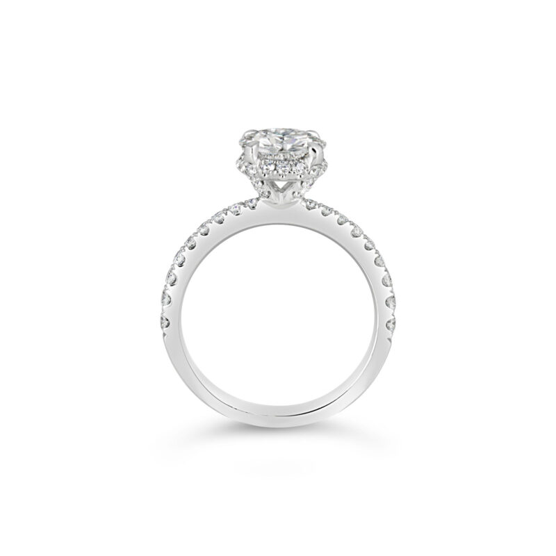Sonia Hidden Halo Diamond Engagement Ring