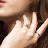 Sonia Hidden Halo Diamond Engagement Ring