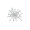 Exquisite Pearl Silver Starburst Brooche