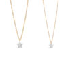Superstar Diamond Necklace with Japanese Akoya Pearl (Minimalistic)