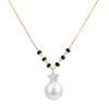 Superstars Diamond Mangalsutra with Pearl Drop/ 6 beads